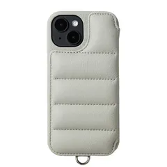 【 DEMIU デミュウ 】 〔 iPhone対応 15用 〕 スマホケース 携帯カバー 背面 手帳型 本革 プレゼント ギフト バロン BALLON 〔 パール 〕