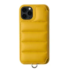 【 DEMIU デミュウ 】 〔 iPhone対応 12Pro/12用 〕 スマホケース 携帯カバー 背面 手帳型 本革 プレゼント ギフト バロン BALLON 〔 サフラン 〕