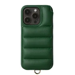 DEMIU デミュウ BALLON バロン iPhone16Pro対応 グリーン スマホケース 背面手帳型ケース スマホケース カード入れ ヨーロッパレザー 本革 牛革 0
