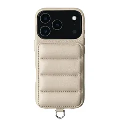 【 DEMIU デミュウ 】 〔 iPhone対応 17Pro用 〕 スマホケース 携帯カバー 背面 手帳型 本革 プレゼント ギフト バロン BALLON 〔 ベージュ 〕