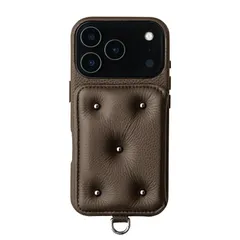【 DEMIU デミュウ 】 〔 iPhone対応 17Pro用 〕 スマホカバー 携帯ケース 背面 手帳型 きらきら 可愛い 本革 プレゼント ギフト バロンサンク BALLON CINQ〔 エトープ 〕