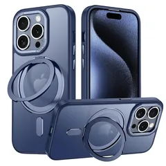 iPhone 13 Pro 用 ケース Magsafe対応 360°回転スタンド アイフォン13プロ 携帯ケース リング マグネット ワイヤレス充電 縦横多角度 対応 カバー Uovon アイホン13プロ スマホケース 車載ホルダー ストラップ穴付き マッ 0