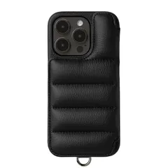 【 DEMIU デミュウ 】 〔 iPhone対応 15Pro用 〕 スマホケース 携帯カバー 背面 手帳型 本革 プレゼント ギフト バロン BALLON 〔 ブラック 〕