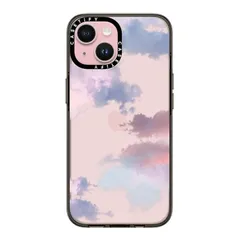 CASETiFY コンパクト iPhone 15 ケース [MIL規格準拠 (2x MIL-STD-810G) / 1.2mからの落下テストをクリア] - Clouds - クリア ブラック 0