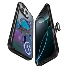 Spigen 【c11 シリーズ Eternal エディション】 iPhone 16 Pro ケース MagSafe対応 カメラコントロール対応 立体的プリント ストラップホール 米軍MIL規格 ウルトラ・ハイブリッドT・マグフィット ACS09228 ( 1