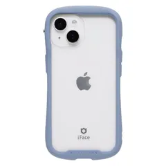 【Amazon.co.jp 限定】iFace Reflection iPhone 15/14/13 ケース ケース クリア 強化ガラス (ペールブルー)【エコPKG】【 アイフェイス アイフォン15 14 13 カバー スマホケース 透明 耐衝撃 ストラッ 0