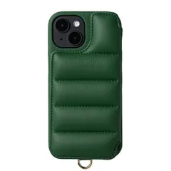 【 DEMIU デミュウ 】 〔 iPhone対応 15用 〕 スマホケース 携帯カバー 背面 手帳型 本革 プレゼント ギフト バロン BALLON 〔 グリーン 〕