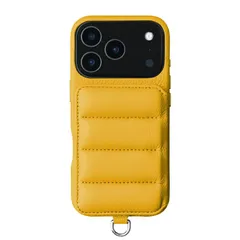 【 DEMIU デミュウ 】 〔 iPhone対応 17Pro用 〕 スマホケース 携帯カバー 背面 手帳型 本革 プレゼント ギフト バロン BALLON 〔 サフラン 〕