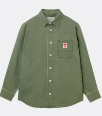 Carhartt カーハート wip シャツ /ウォッシュド グリーン
