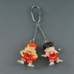 希少】スラムダンク ＊ コミカル ダブル キーホルダー2 桜木花道 流川