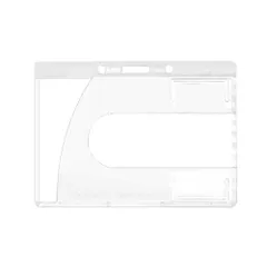 ライオン事務器 名札用ホルダー 5枚 IDカード用 ハード N200H-5Pのサムネイル