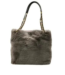 美品 サマンサタバサ トートバッグ ファー レディース Samantha Thavasa