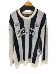 ユーズドフルギ USED古着 {{HDEX}} Athletic Stripe Knit Top メンズ import：L