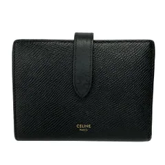 CELINE(セリーヌ) 2つ折り財布 - 黒 レザー