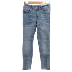 ロデオクラウンズワイドボウル RODEO CROWNS WIDE BOWL RCWB 美品 ジーンズ デニムパンツ 25 紺 ネイビー 無地 スキニーフィット 長ズボン /SJ ■ECF001