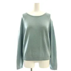 アンタイトル UNTITLED ウール×ナイロン ボートネックニット セーター 2 ライトブルー /MI ■OS