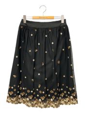 極美品・希少Drawer ドゥロワー シルク100% 花柄スカート 36 日本製