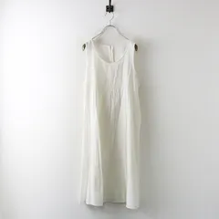 サマンサモスモス Samansa Mos2 SM2 コットン ピンタック ノースリーブワンピース F ホワイト┃白  ドレス【2400014899818】