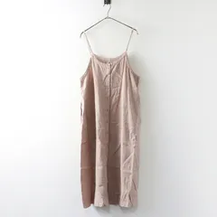 サマンサモスモス Samansa Mos2 SM2 Slow linen 柄アソートキャミワンピース F‖ピンク ドレス ロング ワイド ゆったり【2400014898514】
