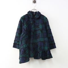 cX55 NOZOMI ISHIGURO 変形ネルシャツ チェック柄 フリル - メルカリ