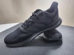 Adidas Runfalcon Triple Black 超軽量ランニングシューズ 265