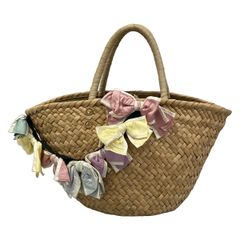 美品 LUDLOW ラドロー チュールカゴバッグ トートバッグ - メルカリ