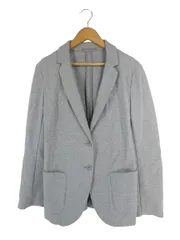 ユニクロ UNIQLO テーラード ジャケット 前開き スウェット地 グレー  QQQ