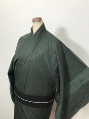 リメイク用 麻 絣 越後上布 着物 夏着物 M4 古布 木綿 能登上布 近江上