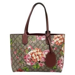 バッグ】GUCCI グッチ GGブルームス GGスプリーム 花柄 トートバッグ