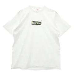Supreme シュプリーム 23AW Box Logo Tee camo 迷彩 ボックスロゴ 半袖 Tシャツ ホワイト系 XL【極上美品】【中古】