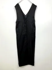 KBF ケービーエフ アーバンリサーチ BACKクロスジャンパースカート ワンピース size38/黒 ■■ レディース