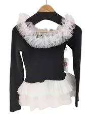ユーズドフルギ USED古着 {{MUTED}}Asymmetry Tulle Knit Top レディース FREE 