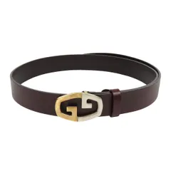 グッチ GG バックル レザー ベルト 105 42 146433 ユニセックス ブラウン系 GUCCI【中古】 【アパレル・小物】