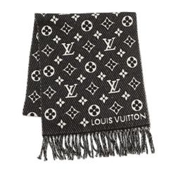 HERMES シルク カシミヤ マフラー ヴァンポルタン 船舶モチーフ 