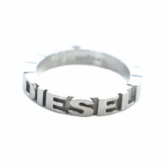 ディーゼル DIESEL リング アクセサリー 指輪 ロゴ 6.5号 シルバー色 ■GY19 /MQ