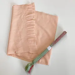 ［7639］帯締め 帯揚げ セット 無地感覚 縮緬 正絹 着物 帯絞め