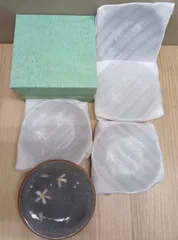 42-17　小皿　5枚セット　花柄