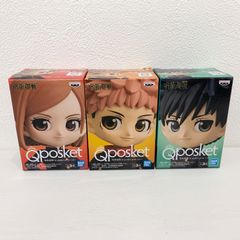 Qposket 주술회전 호랑이 유인 후쿠구로 메구미 쿠시자키노 장미 3체 세트