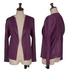 PLEATS PLEASE 】テーラードジャケット ダークパープル size3 - メルカリ