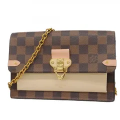 ルイ・ヴィトン(Louis Vuitton) ルイ・ヴィトン 財布・ショルダーウォレット ダミエ ポルトフォイユヴァヴァンチェーン N60237 クレームレディース