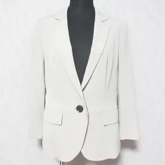 美品 BURBERRY LONDON バーバリー ロンドン 1B テーラードジャケット B1E09-151-40 サイズ38 ベージュ レディース 古着 中古 USED