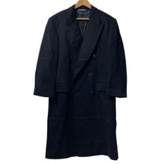 正規品】アクアスキュータム カシミヤダブルコート メンズ ネイビー