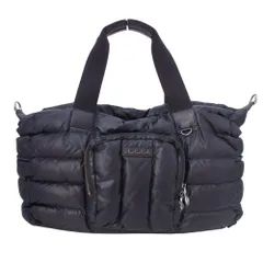 未使用 muta MARINE ムータマリン パデッド トートバッグ 2way ショルダーバッグ 中綿 キルティング カバン 鞄 黒 ブラック メンズ レディース 古着 中古 USEDのサムネイル
