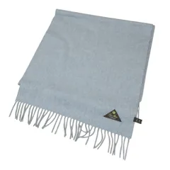 美品 Loro Piana ロロピアーナ GRANDE UNITA カシミヤ マフラー ストール サックスブルー メンズ レディース 古着 中古 USED