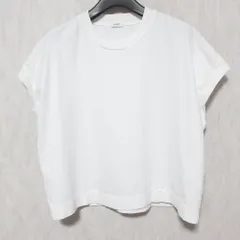 美品 25SS LOEFF ロエフ スビンコットン ワイド 天竺 ショート Tシャツ カットソー 8817-699-0049 ホワイト レディース 古着 中古 USEDのサムネイル