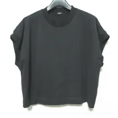 美品 25SS LOEFF ロエフ スビンコットン ワイド 天竺 ショート Tシャツ 8817-699-0049 ブラック レディース 古着 中古 USEDのサムネイル