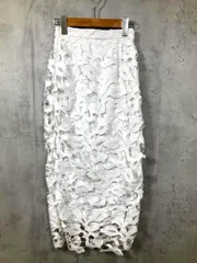 rienda リエンダ 110FS631-0250 アイビーケミカルレース スカート sizeS/白 ■◆レディース