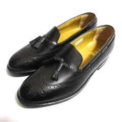 未使用 REGAL リーガル ウィングチップ タッセルローファー サイズ25.5cm C ブラック メンズ 古着 中古 USED