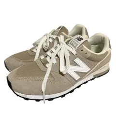 美品 New balance ニューバランス WL996EI2 スエード ローカット スニーカー 23.5cm ベージュ レディース 古着 中古 USED