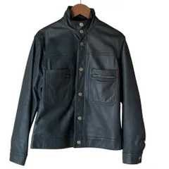 美品 A/T ATSURO TAYAMA エーティー アツロウタヤマ ラムレザー ジャケット グレー レディース 古着 中古 USED